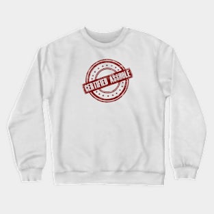 Certified Asshole Funny Design Crewneck Sweatshirt